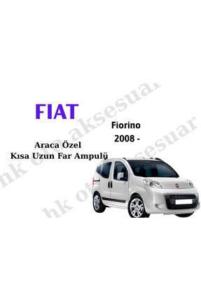 Fiat Fiorino 2008 - Araca Özel Kısa Uzun Far h4 Image 0