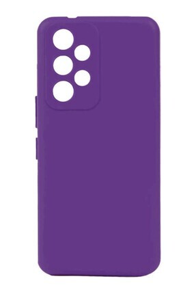 Samsung Galaxy A73 5g Kamera Korumalı Mor Silikon Rubber Kılıf Arka Kapak Image 0