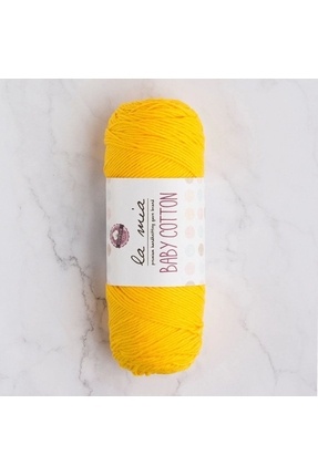 La Mia Baby Cotton Hardal Sarısı El Örgü İpi - L003 - 33632 Image 0