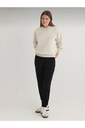 siyah basic eşofman altı kadın Image 0