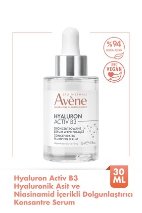 Hyaluron Activ B3 Hyaluronik Asit ve Niasinamid İçeren Hücre Yenileme Etkili Serum 30 ml Image 0