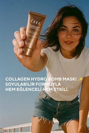 Soyulabilen Kolajen Maske Glutatyon, Ceramide Np ve Yeşil Çay Özlü 50 ml Image 2