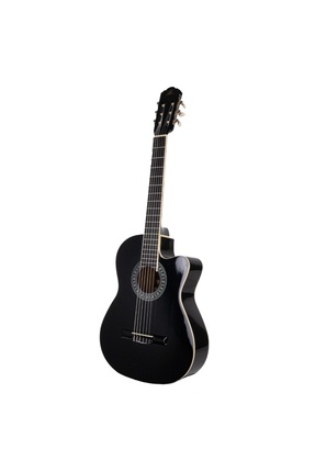 4/4 Tam Boy Klasik Gitar Kılıfı Ve Pena Hediyeli - Siyah Image 0