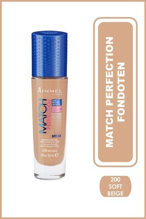 Marka: Match Pefection Fondöten - Soft Beige 200 Kategori: Fondöten Image 0