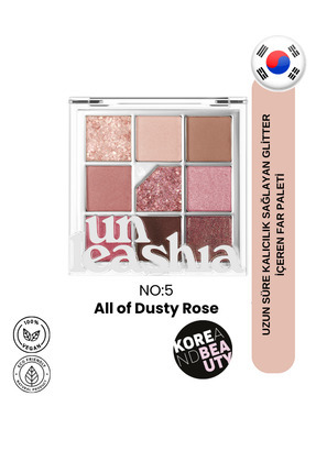 Glitterpedia Eye Palette No:5 | All Of Dusty Rose Işıltılı Far Paleti Image 0