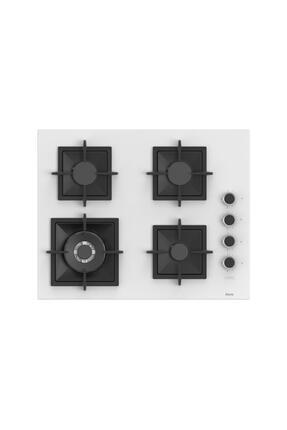 Sc406-wfa Flameart Beyaz Bğz. Döküm Izg. 65 Cm Cam Ocak Image 0