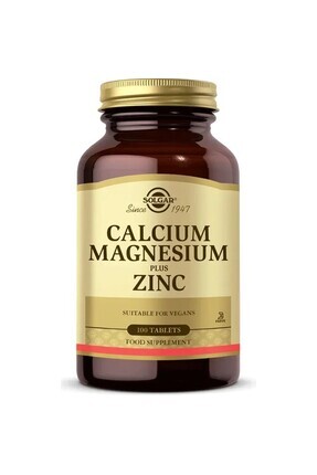 Calcium Magnesium Plus Zinc Kalsiyum Takviyesi 100 Tablet Image 0