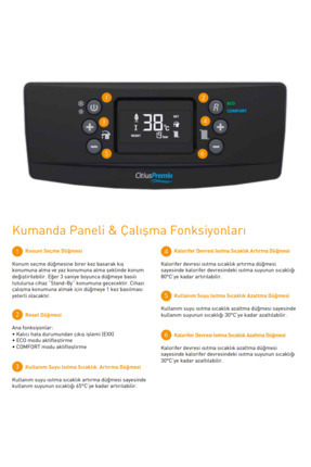 Citius Premix 24 Kw Tam Yoğuşmalı Kombi (baca Dahil) Image 1