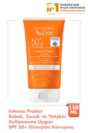 Intense Protect Spf50+ Bebek, Çocuk ve Yetişkin Kullanımına Uygun Güneş Kremi 150 ml Image 0