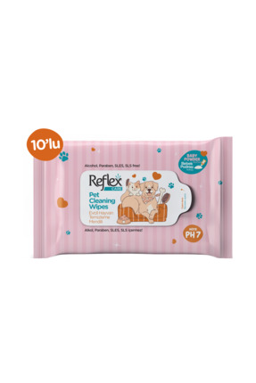 Kedi Ve Köpekler Için Çok Amaçlı Hijyenik Temizleme Mendili 10'lu Image 2