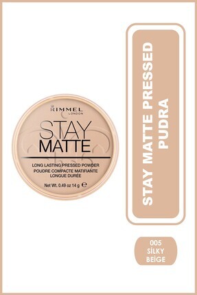 Pudra - Stay Matte Pressed Powder 005 Silky Beige 14 g 3607345064543 Image 0