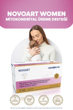 Mitokondriyal Kadın Üreme Desteği Novoart Women 30 Saşe Image 0