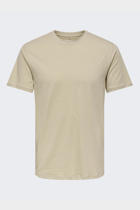 ONSMAX LIFE SS STITCH TEE NOOS Erkek Sarı T-Shirt - 22025208 Image 0