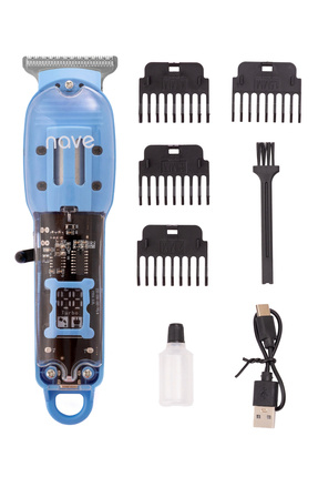 Bq-06 T Bıçaklı Şarjlı Tıraş Makinesi Led Ekranlı, Profesyonel Sakal Ve Saç Kesim Image 0