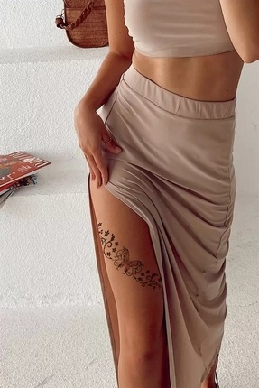Geçici Dilber Dövmesi Bel ve Bacak İçin Tattoo Image 0