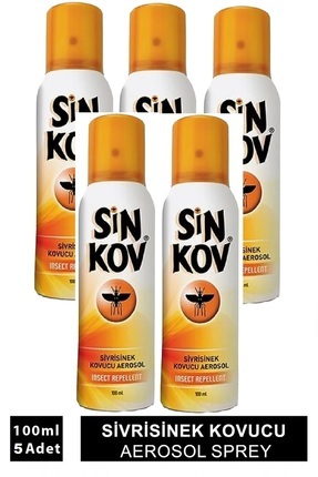 Sivrisinek Ve Karasinek Kovucu Aerosol Deo Sprey 100 Ml x 5 Adet Image 0