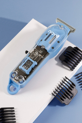 Bq-06 T Bıçaklı Şarjlı Tıraş Makinesi Led Ekranlı, Profesyonel Sakal Ve Saç Kesim Image 2