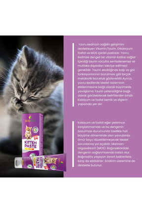 Kitten Paste Yavru Kedi Macunu Vitamin Deposu 100 gr Image 3