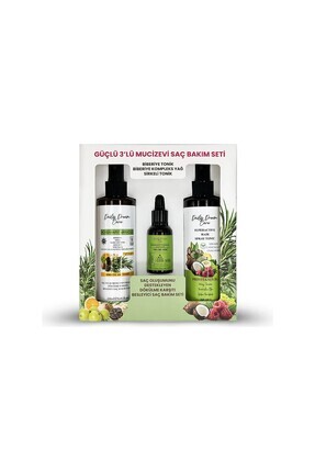 Daily Dream Care Rosemary Miracle Güçlü Mucizevi Saç Bakım Seti Biberiye Bakımı 3'lü Set (Tonik + Se Image 0