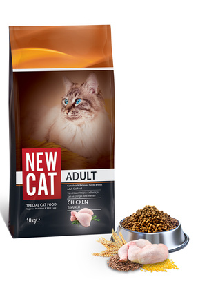 NewCat Tavuklu Yetişkin Kedi Maması 10 KG Image 0