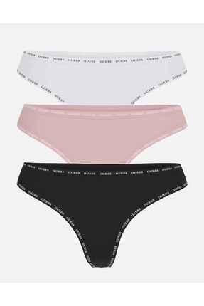 3 PACK BASIC THONG Kadın Çok Renkli İç Çamaşırı O5RG13K6YW1-F68S Image 0