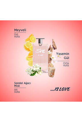 Love Kadın Parfüm Seti 50 ml Image 1