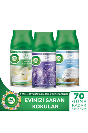 Freshmatic Makine Yedek Lavanta + Bahar Çiçekleri + Temizlik Esintisi Image 0