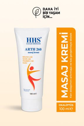Arth 260 Masaj Kremi Glukozamin Isıtıcılı Masaj Kremi 100 ml Image 0