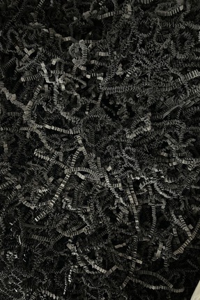 Siyah Kırpık Z Zigzag Pelur Kırpıntı Kağıt 100 gr Süs Dolgu Malzemesi Black Paper Hediye Kutusu Süsü Image 0