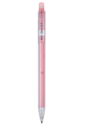 Mekanik Kurşun Kalem (Versatil) Spica 0.7mm Desenli Şeffaf Image 0