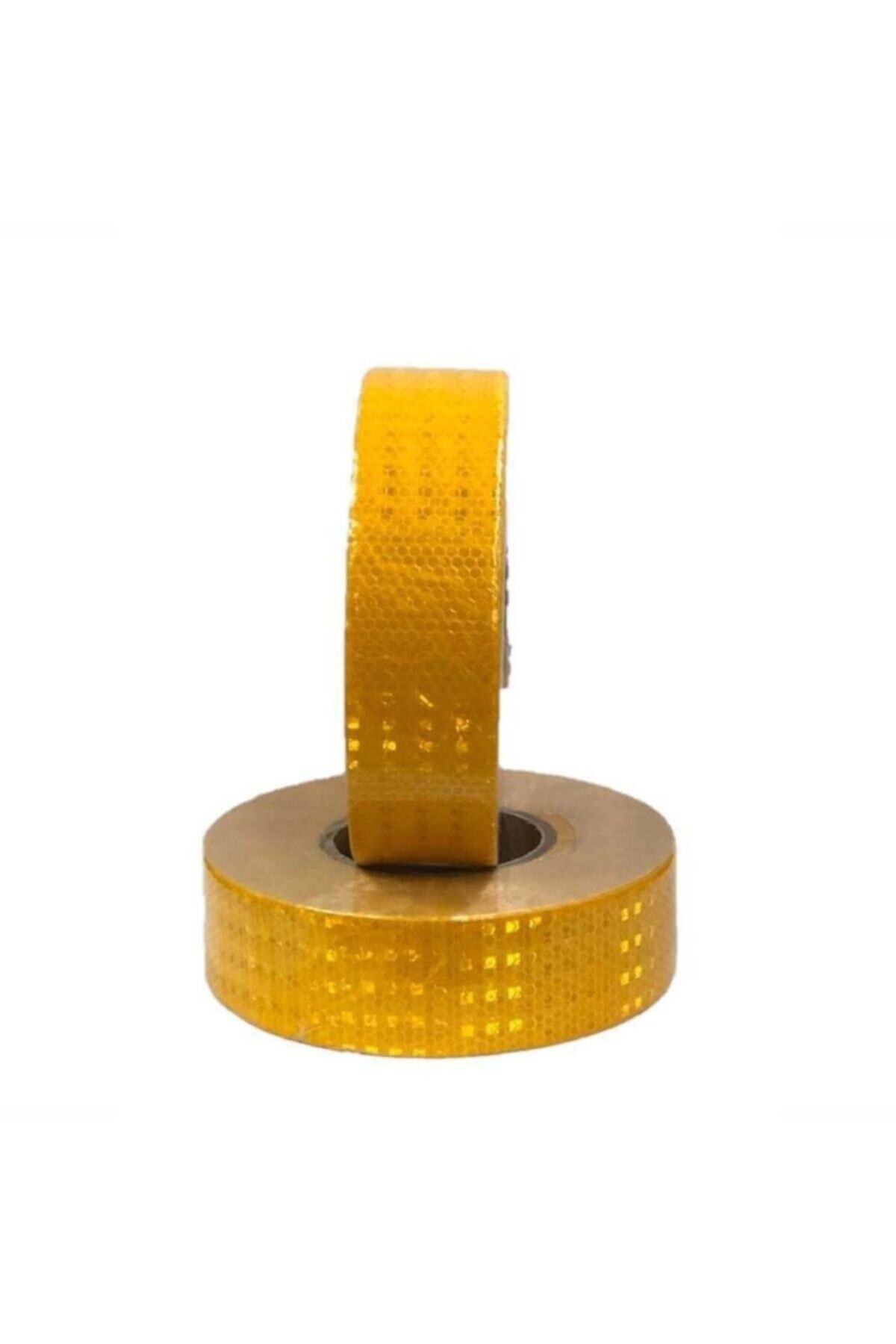 KKDAVM Reflektörlü Bant Sarı 5cm