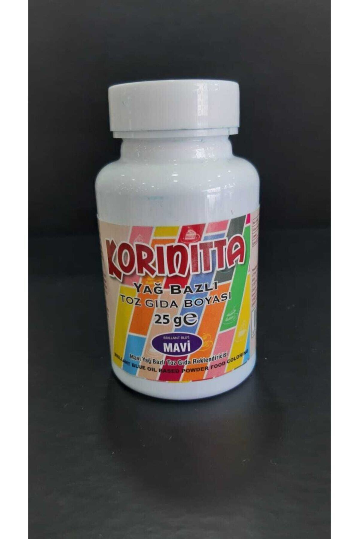 PASTRY PLANET Korinitta Yenilebilir Yağ Bazlı Toz Gıda Boyası Mavi 25 Gr