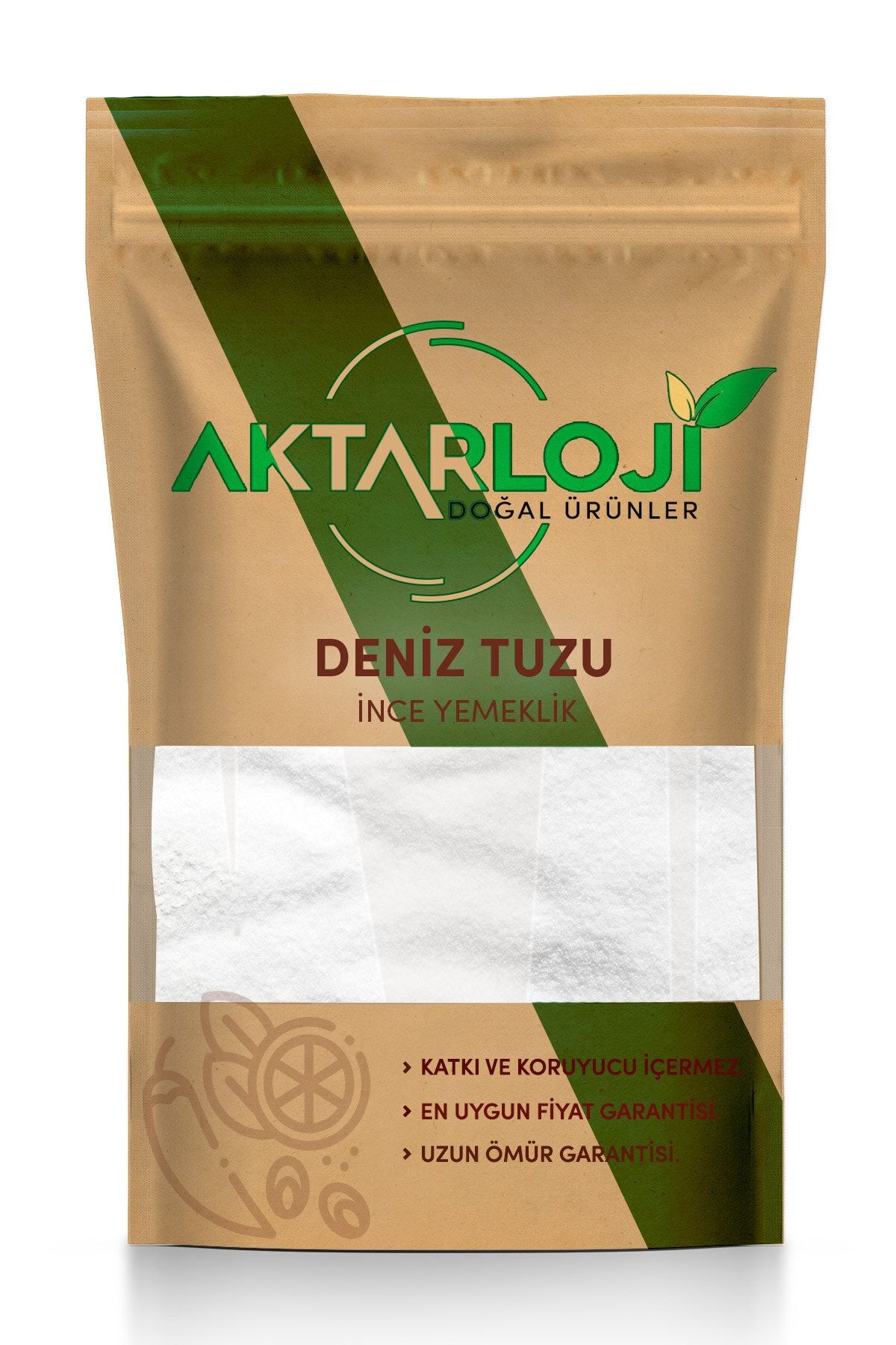 aktarloji 3 kg Deniz Tuzu Ince Yemeklik Rafine Edilmemiş