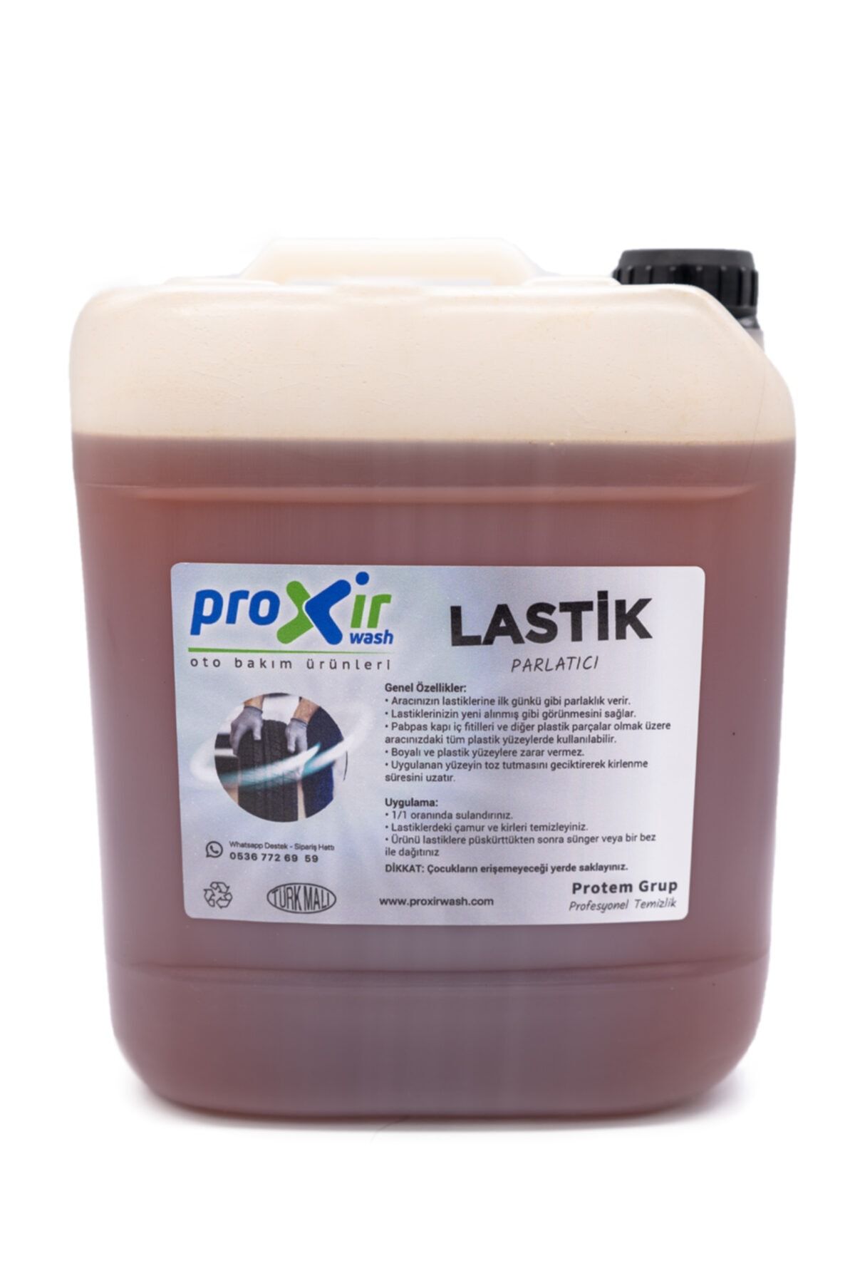 proxir wash Özel Lastik Parlatıcı Ve Siyahlaştırıcı 5 Kg