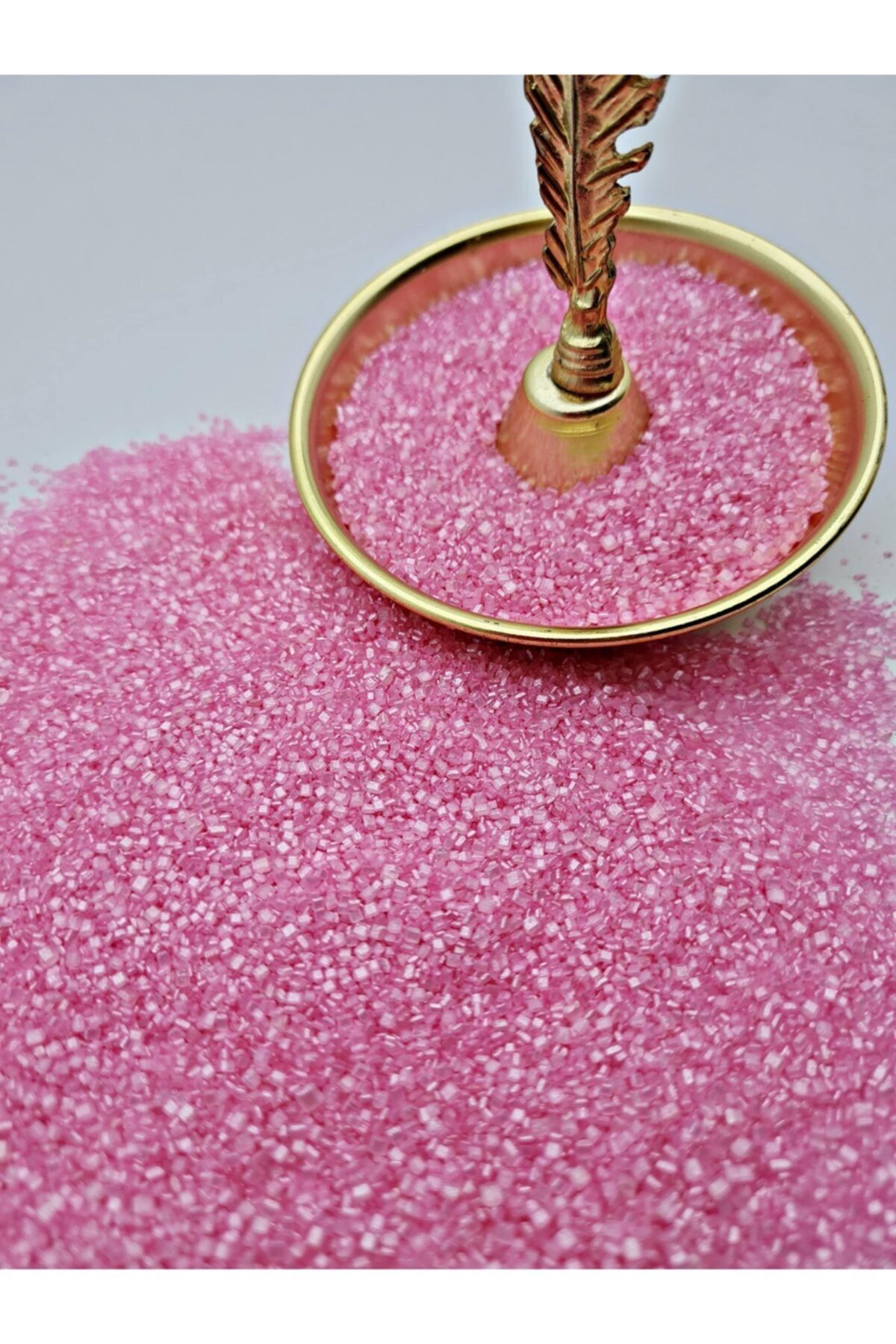 PASTA VİTRİN Sanding Şeker Pasta Süsü Pembe - 100 Gr