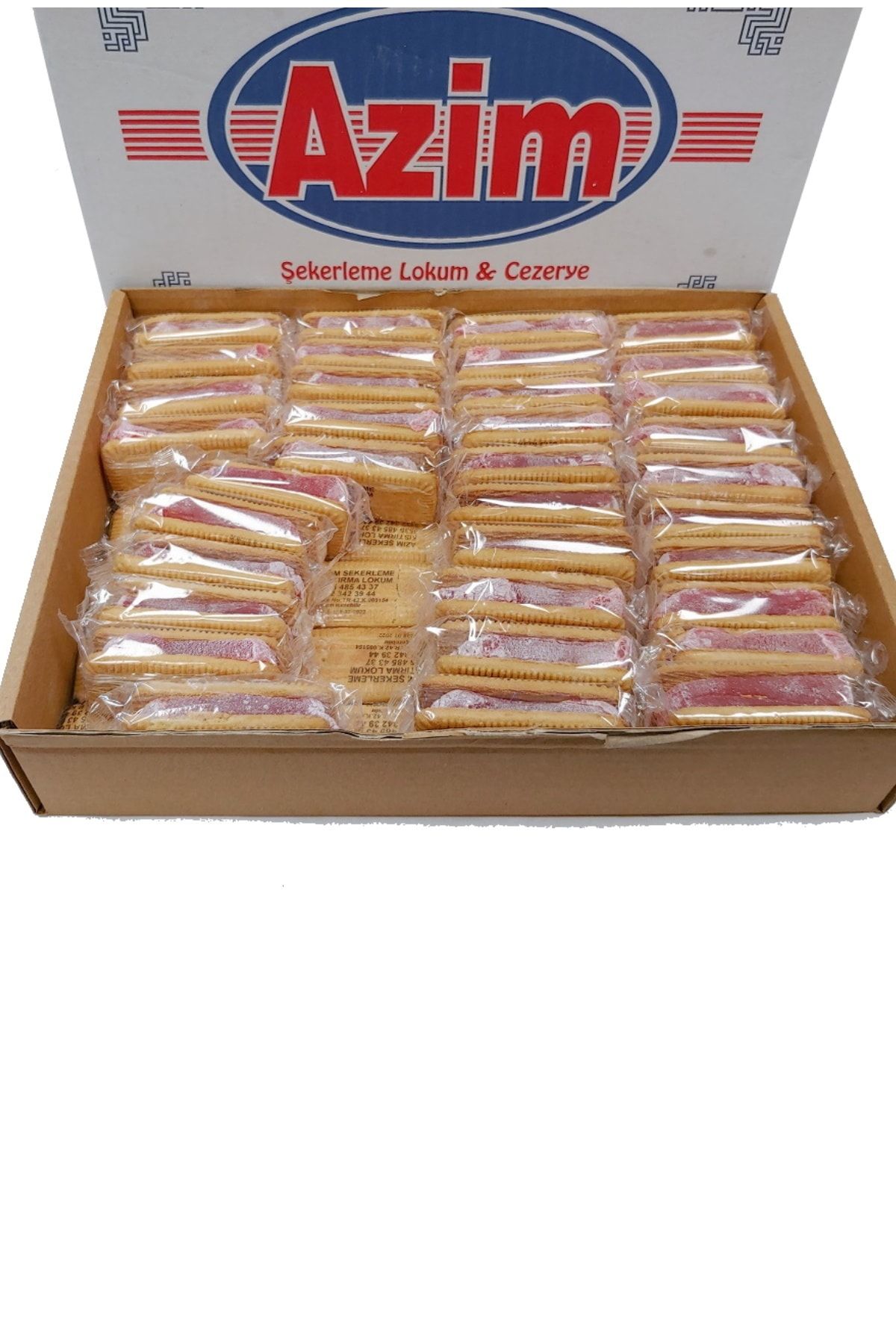 Azim Şekerleme Güllü Kıstırma Lokum 2,5kg