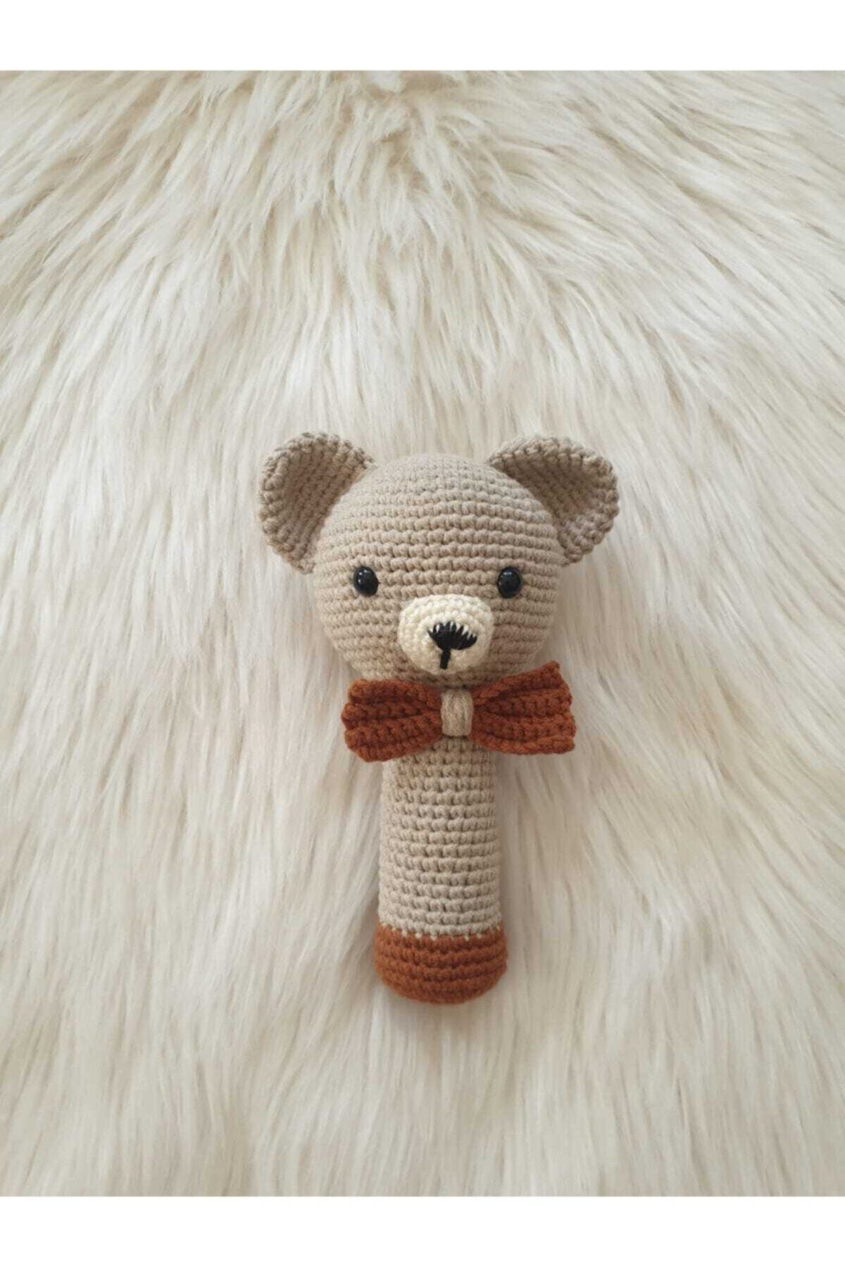 ON MARİFET Amigurumi Organik Örgü Oyuncak Çıngırak