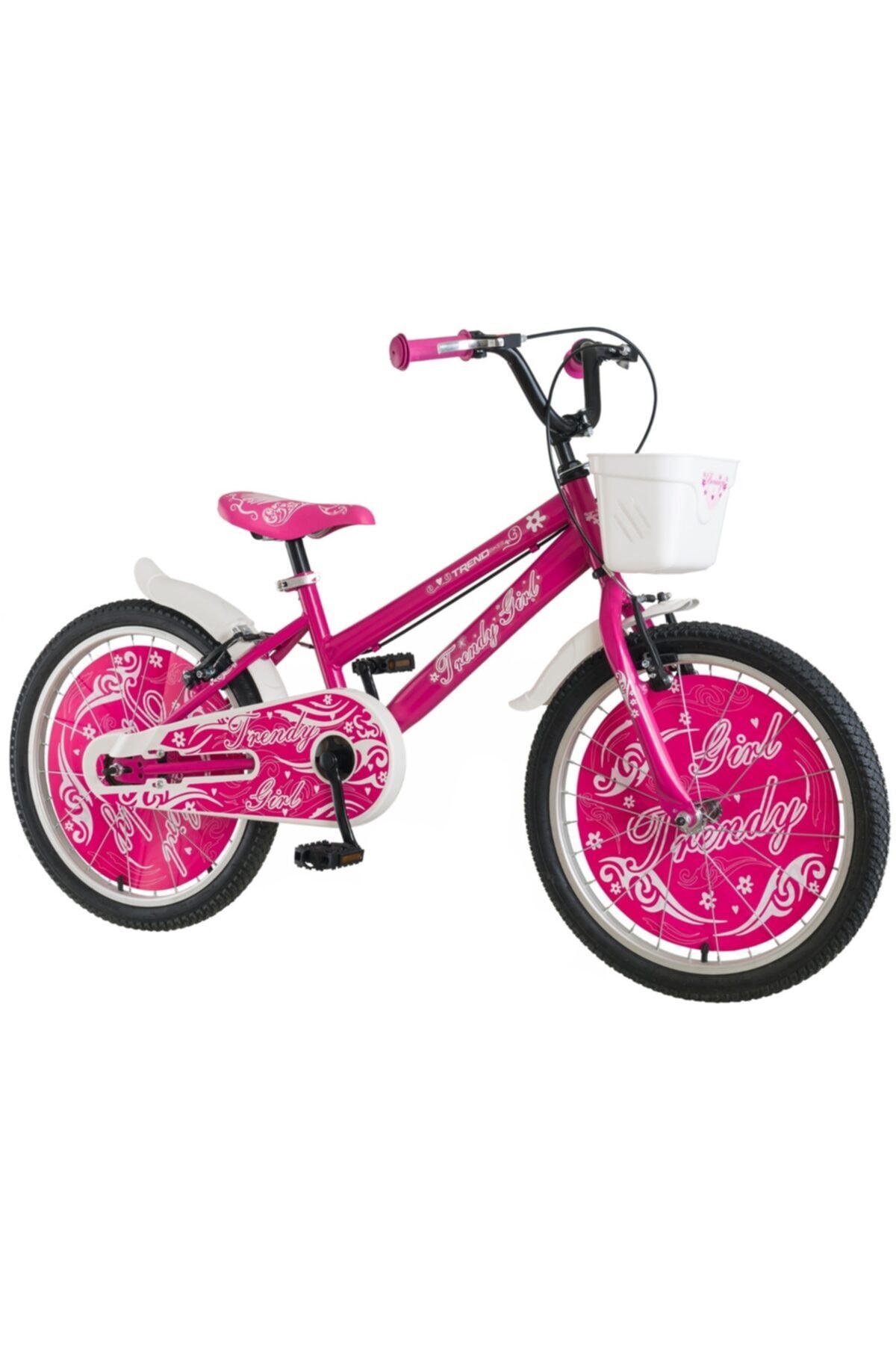 TRENDBIKE Colorful 20 Jant Pembe 6-10 Yaş Kız Çocuk Bisikleti