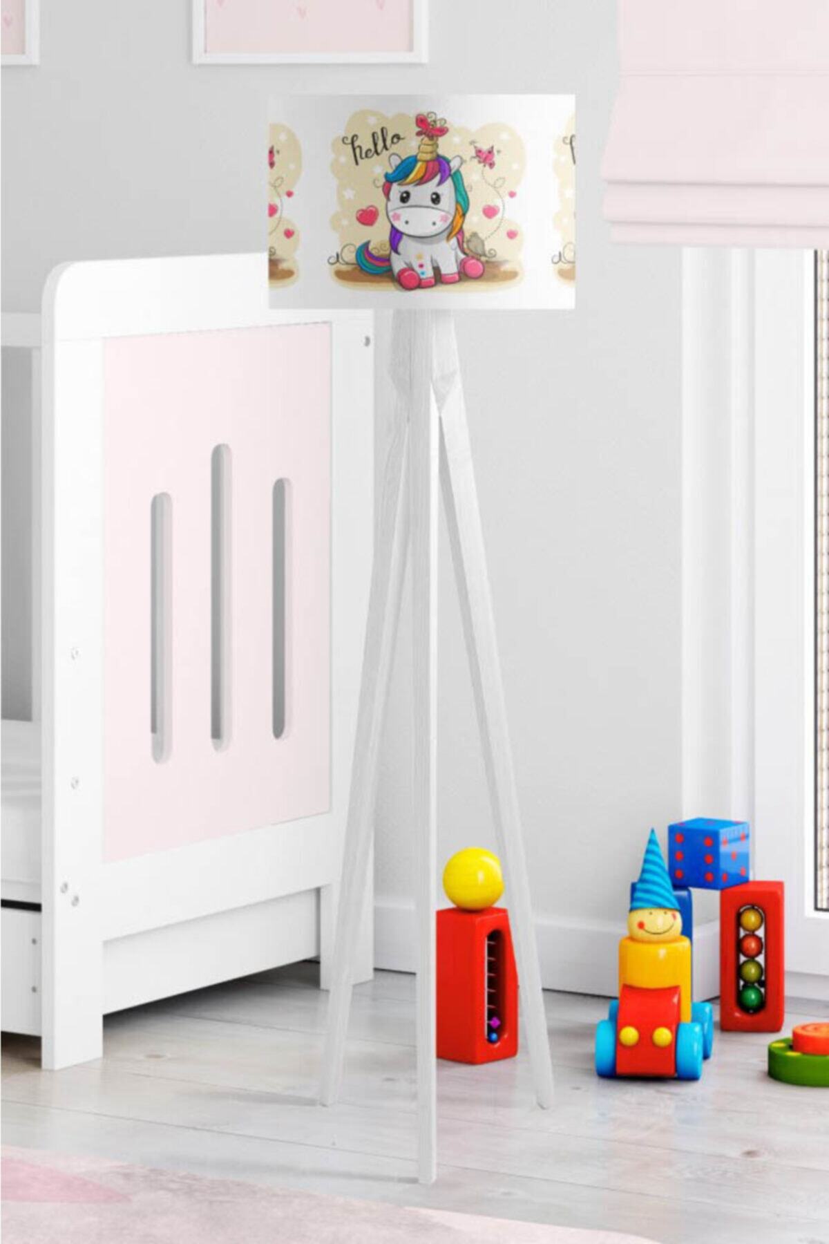 Rivaİstanbul Hello Unicorn Çocuk Odası Lambader