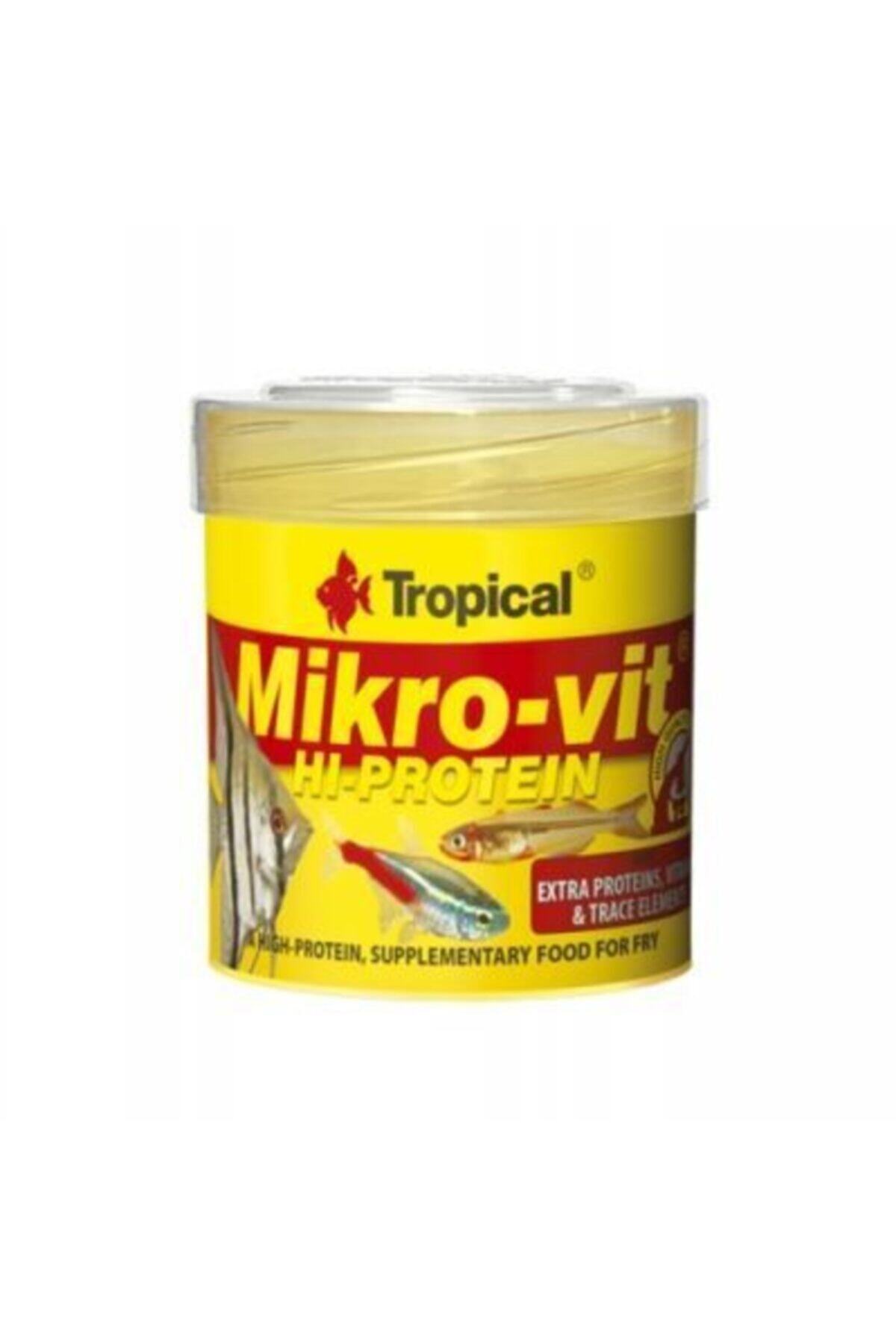 Tropical Mikro-vit Hi-protein 50 Ml - 32 Gr ( Yavru Balıklar Için Yüksek Proteinli Yem )