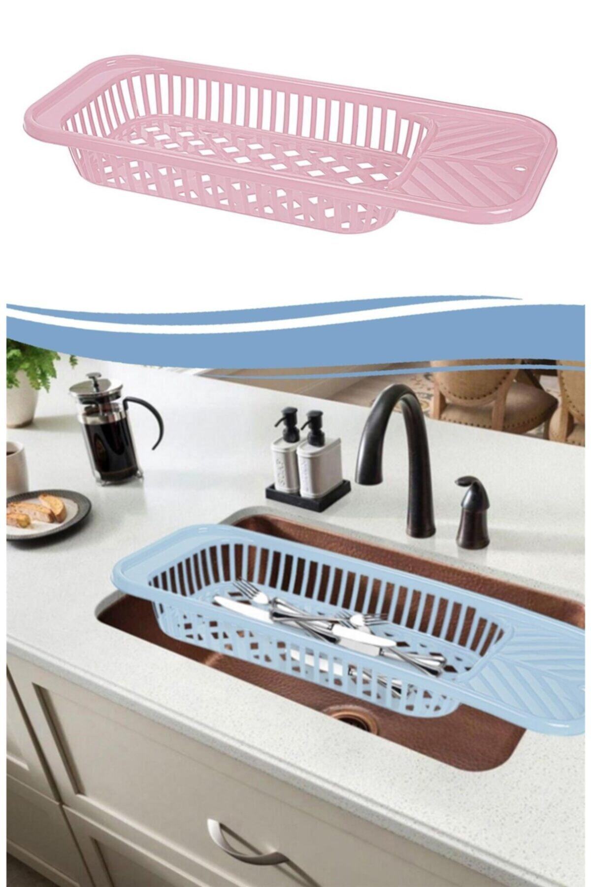 RELIES STORE Lavabo Ve Tezgah Üstü Bulaşık Kurutucu Sepet Süzmatik Bulaşıklık