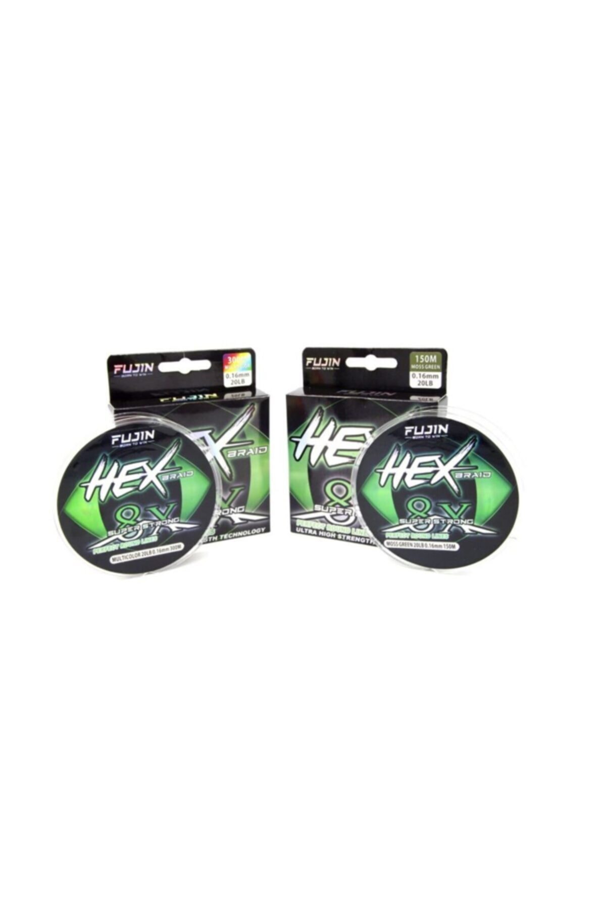 Fujin Hex Braid 8x 150mt Moss Green Pe Ip Misina 0,16 Mm