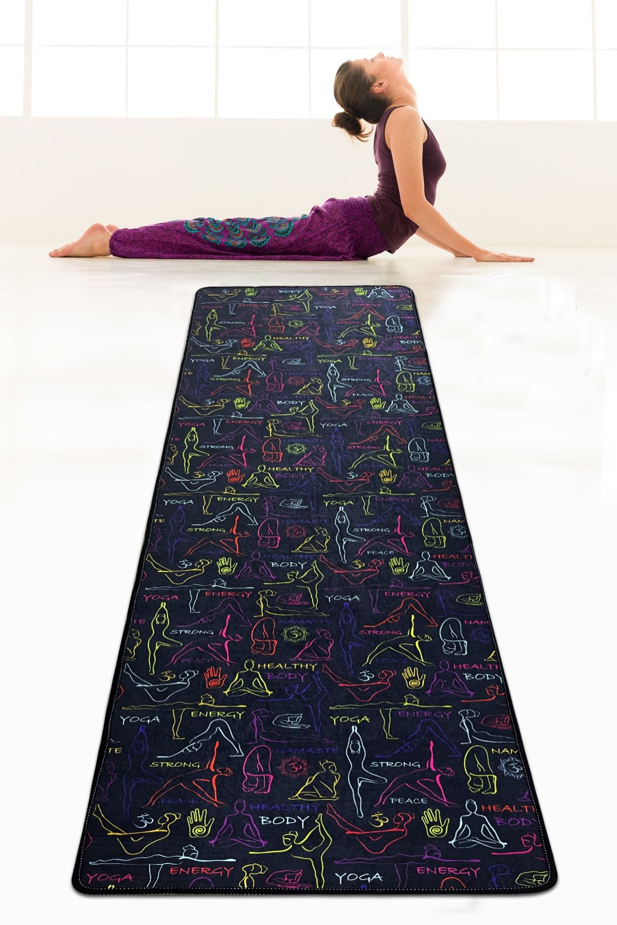 Chilai Home Strong Djt 60x200 Cm Yoga,spor,fitness,pilates Halısı Yoga Matı Yıkanabilir Kaymaz