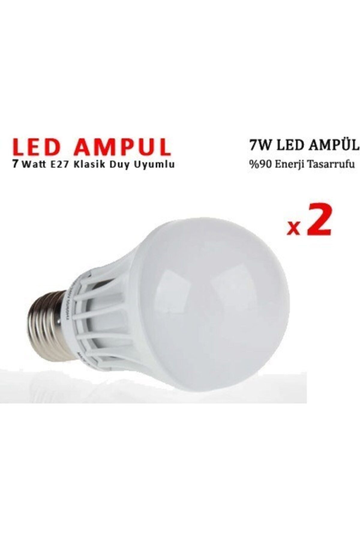 Firsat Ayi 7w Enerji Tasarruflu Led Ampul ( 2 Adet )