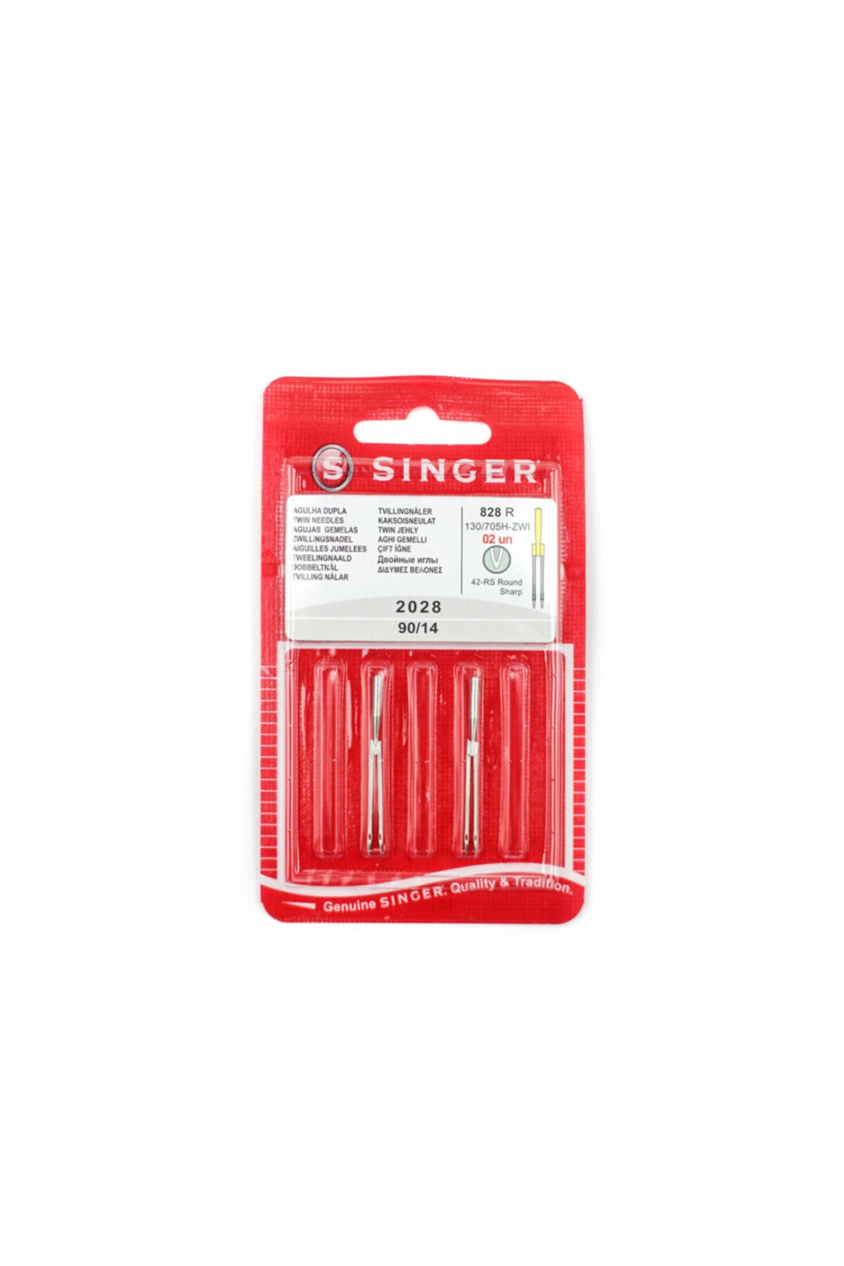 SİNGER Sınger 2025 -14 Çift Makine Iğnesi 2 Mm