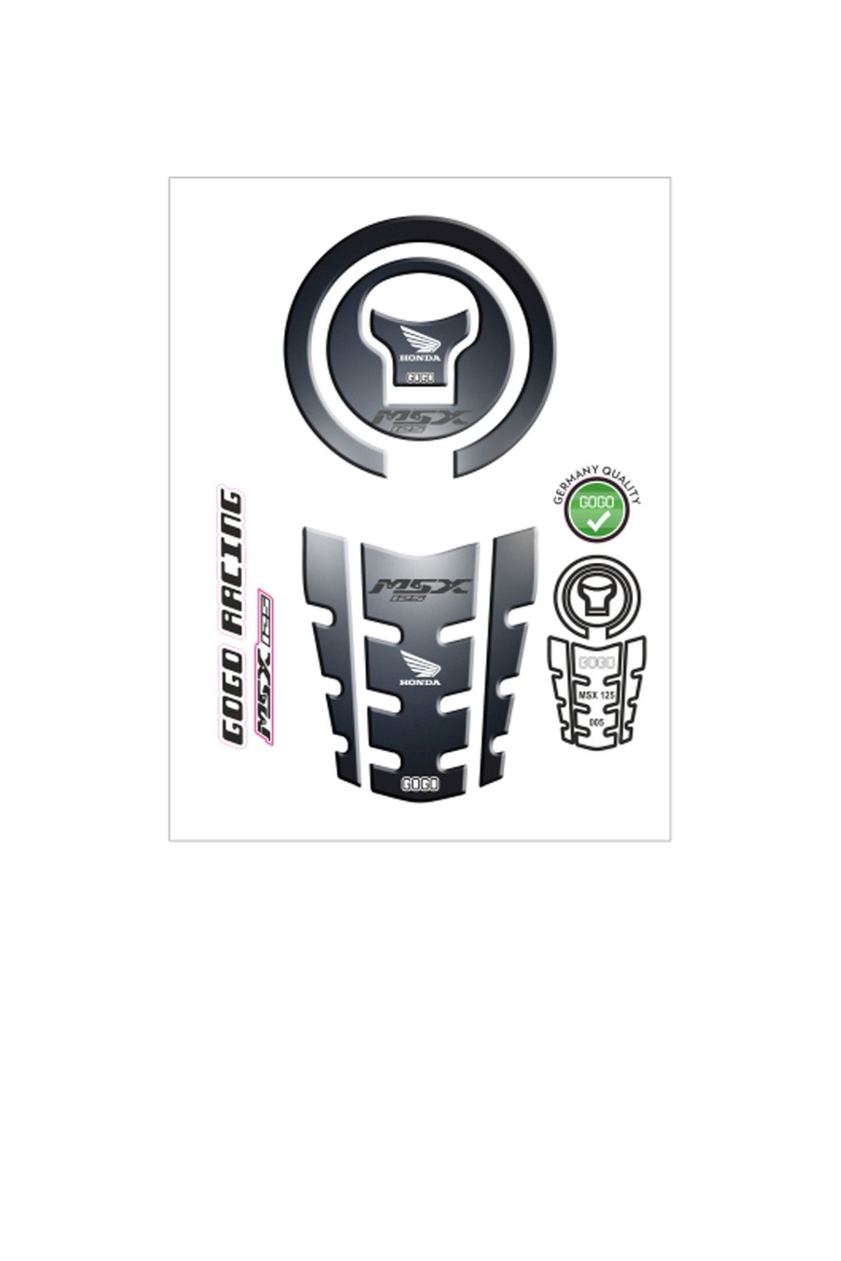 Honda Msx Tank Pad 005 (msxtp005)