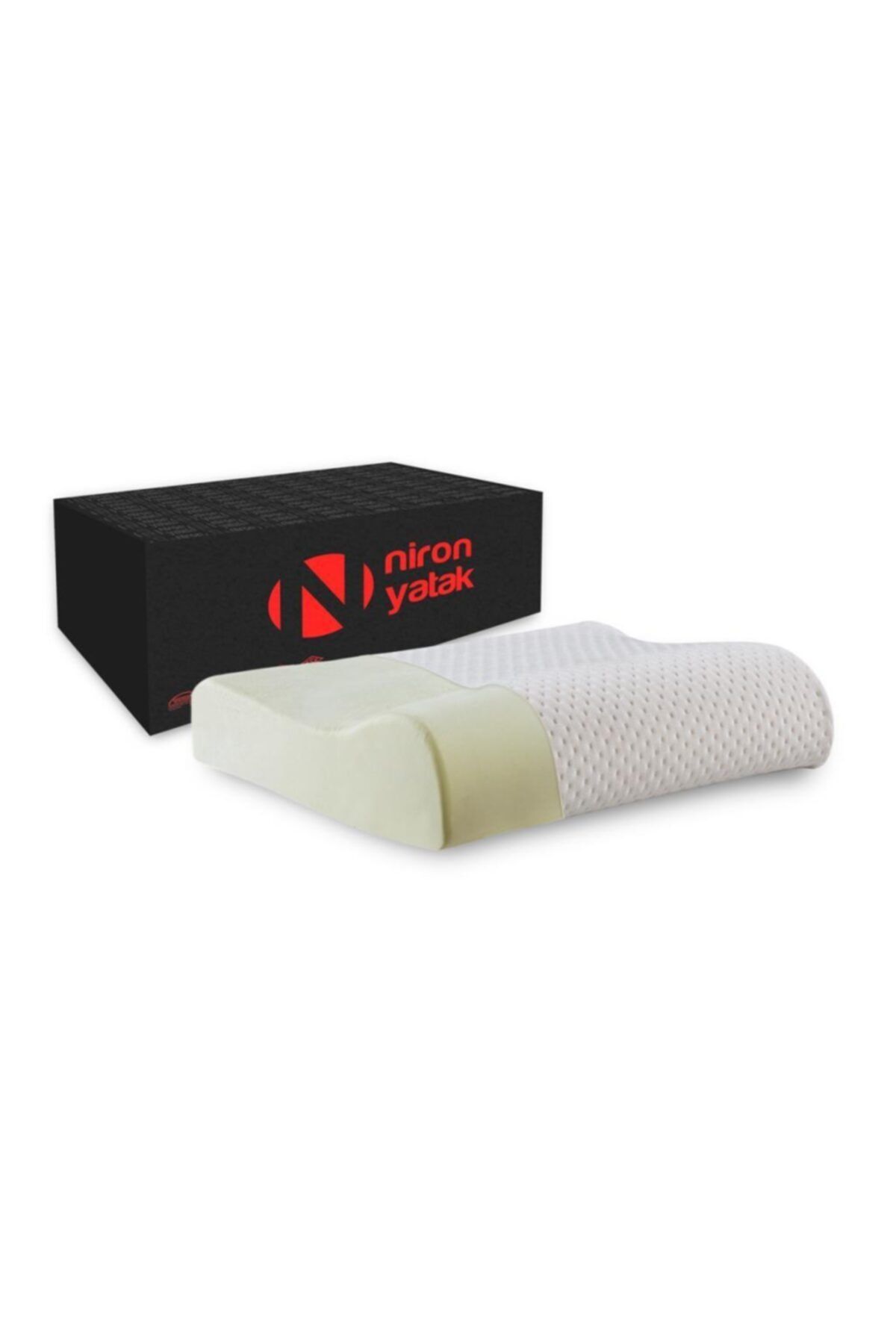 Niron Yatak Jofo Visco Yastık - Boyun Destekli Ortopedik Visco Yastık 51x33x11 Cm