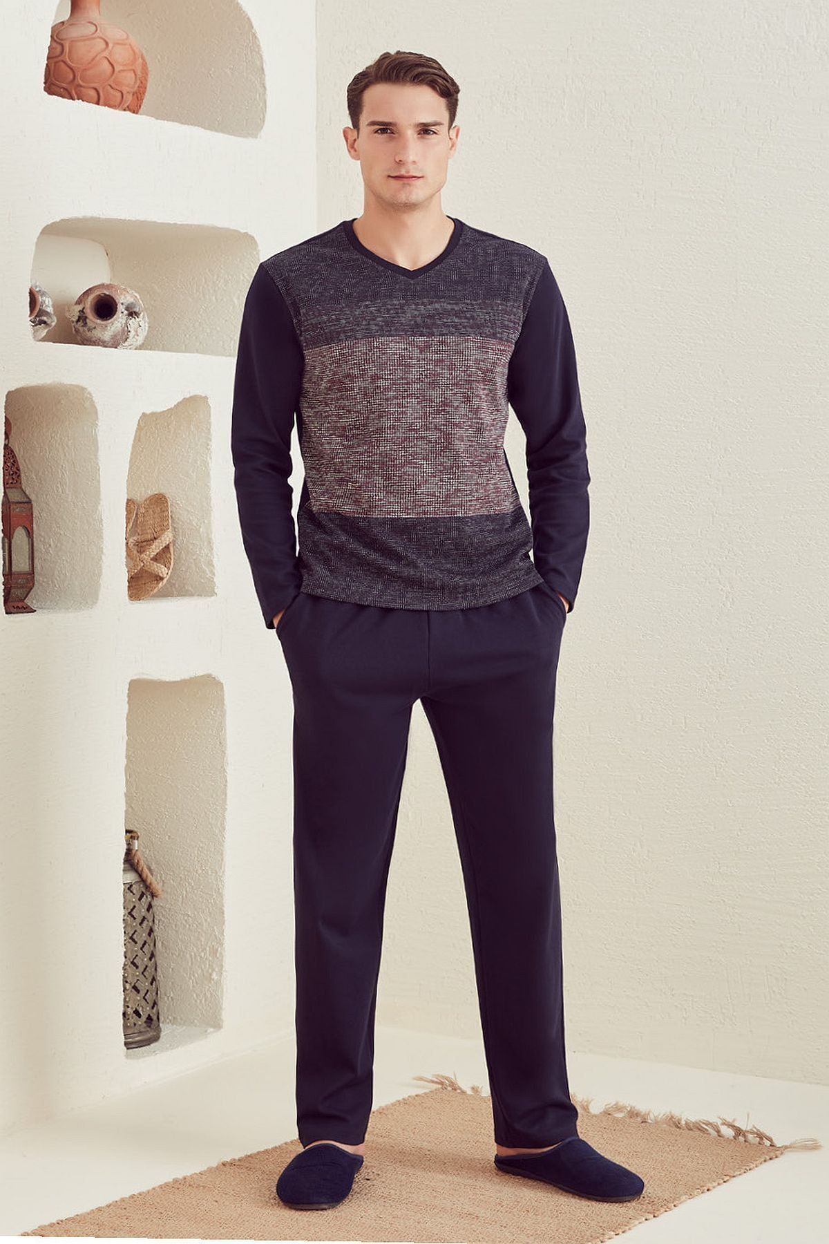 Men's pajama hotsell shirt trend