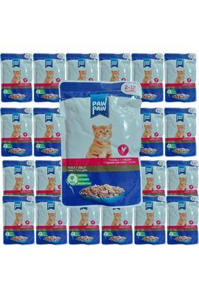 Jöle Içinde Tavuklu Yaş Yavru Kedi Maması 85 gr x 24 Adet Image 0