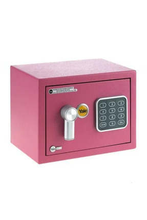KÜÇÜK BOY OTEL ÇELİK KASA PEMBE Image 0